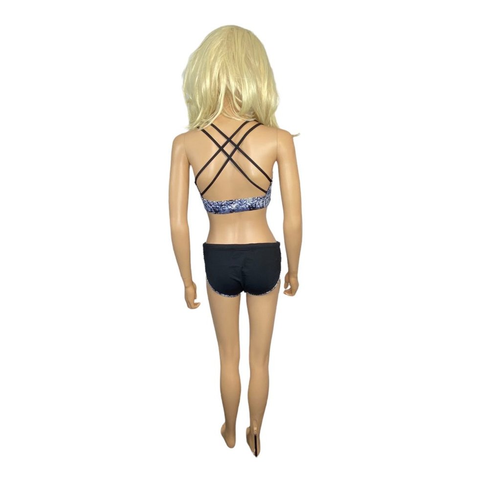 TYR Sporty Athletic Bikini Set Bralette Top M Bottom L Black - Picture 15 of 16